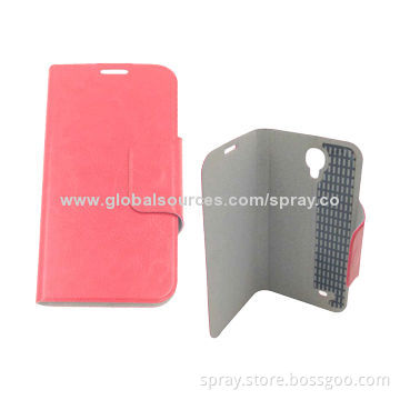 High-quality PU Book Open Cases/Accessories for Samsung Galaxy S5, Ultra Slim Version